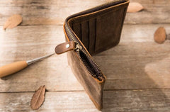 Cool Canvas Mens Small Wallets Bifold Vintage billfold Wallet for Men