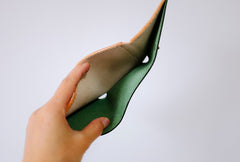 Handmade LEATHER Womens Trifold Small Wallet Leather Small Wallet FOR Women