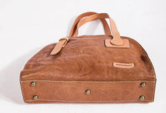 Handmade Genuine Leather Handbag Shopper Bag Purse Shoulder Bag Purse For Women - EverHandmade