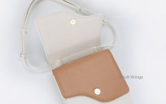 Stylish Leather White Black Womens Shoulder Bag Crossbody Bag Purse for Women