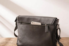 Cool Leather Mens Small Messenger Bag Side Bag Shoulder Bags for Men
