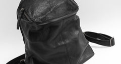 Vintage LEATHER WOMEN Barrel Backpacks School Bucket Backpacks FOR WOMEN