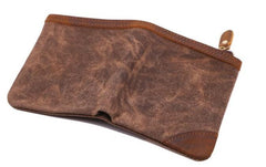 Mens Canvas Small Wallet for men Bifold Cool Men billfold Small Wallet