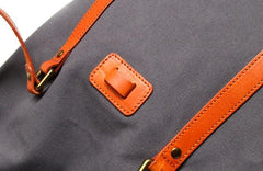 Canvas Leather Mens Backpack Travel Backpacks Laptop Backpack for men