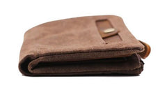 Mens Canvas Small Wallets for men Bifold Cool Men billfold Small Wallet