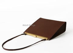 Stylish Leather Brown Womens Shoulder Bag Crossbody Bag Purse for Women