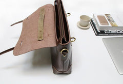 Cool Leather Mens Briefcase Messenger Bags Handbag Shoulder Bag for men
