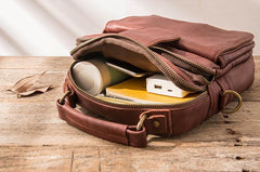 Cool Leather Mens Small Shoulder Bags Messengers Bag for Men