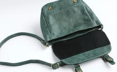 Vintage LEATHER WOMEN Satchel Crossbody Purses School SHOULDER BAG FOR WOMEN