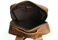 Vintage Leather Mens Backpacks Travel Backpack Laptop Backpack for men