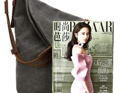Mens Canvas Rustic Courier Bag Side Bag Messenger Bag Camera Shoulder Bag for Men