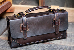 Handmade messenger bag satchel purse leather crossbody bag shoulder bag women