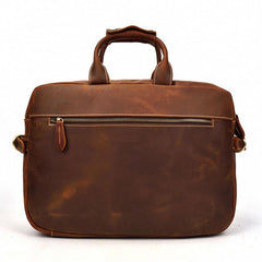 Cool Leather Men Vintage Briefcase Work Bag Handbag Shoulder Bags For Men