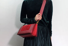 Genuine Leather Cute Fashion Purse Shoulder Bag for Women Leather Crossbody Bag - EverHandmade