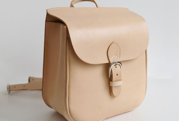 Handmade Leather Womens Cute Small Backpack School Backpack for Women YQ06671064