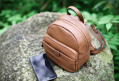 Leather Cute Womens Backpacks School Backpack Purse for Women - EverHandmade