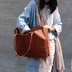 Fashion WOMENs LEATHER Large Tote Bag Totes Shoulder Purse FOR WOMEN