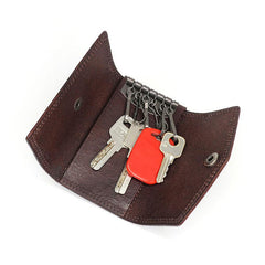 Cool Leather Mens Key Wallet Car Keys Holder Car Keys Case for Men