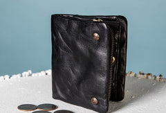 Handmade Genuine Leather Wallet billfold Leather Wallet Slim Bifold Wallet Bag For Women - EverHandmade