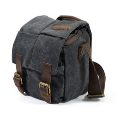 Mens Small Canvas Camera Messenger Bag Side Bag Camera Shoulder Bag for Men