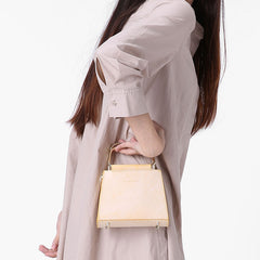 Cute Leather Womens Mini Chain Purse Handbags Chain Shoulder Bag for Women
