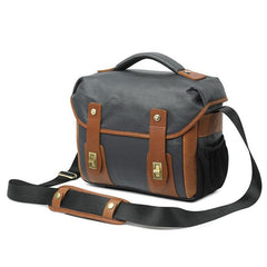 Mens Canvas Camera Messenger Bag Side Bag Courier Bag Camera Shoulder Bag for Men