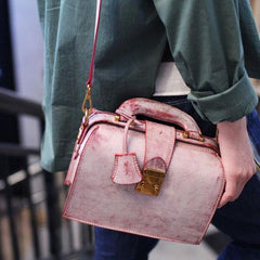 Pink Satchel Women's Satchel Handbags Structured Satchel - Annie Jewel