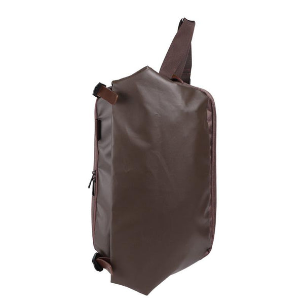 Cool OXFORD CLOTH PVC PU Men's Casual Sling Bag One Shoulder Backpack For Men XFZ01492037