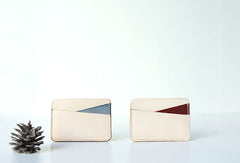 Handmade leather card slot small wallet purse coin wallet purse mini women - EverHandmade