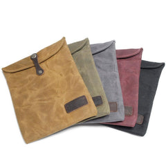 Cool Waxed Canvas Mens iPad Case iPad Air Case 10 inch for Men Clutch