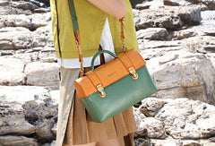 Handmade handbag satchel purse leather crossbody bag purse shoulder bag for women - EverHandmade