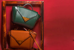 Genuine Leather crossbodybag handbag shoulder bag for women leather bag - EverHandmade
