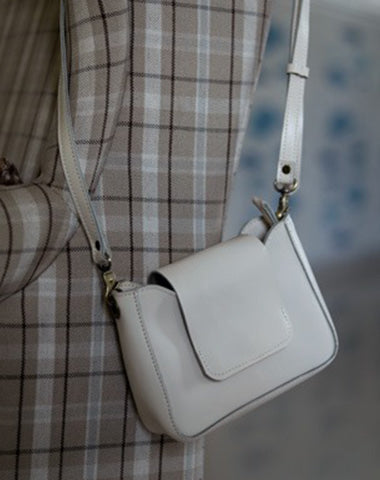 White LEATHER Side Bag WOMEN Crocodile Pattern SHOULDER BAG Small Crossbody Purse FOR WOMEN
