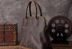 Vintage leather mens Briefcase vintage laptops Briefcase Business Briefcases - EverHandmade