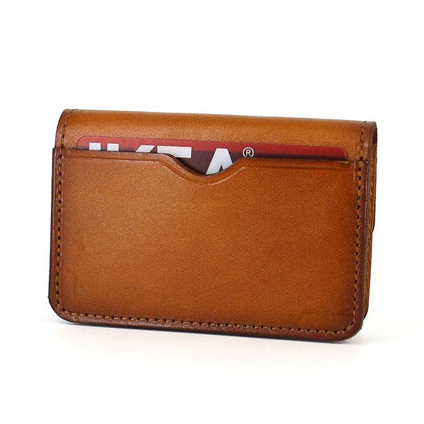 Handmade Leather Mens Change Wallet Card Wallet Front Pocket Wallets Small Walle SEP00581065