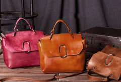 Handmade Leather handbag purse shoulder bag for women leather shopper bag - EverHandmade