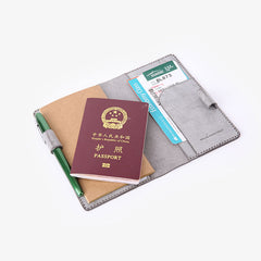 Handmade Leather Cute Womens Passport Wallet Long Travel Wallet for Women