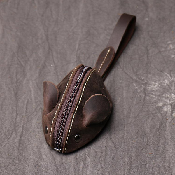 Cute Women Leather Mouse Coin Purse Coin Pouch Change Zipper Holder for Women FY00282070