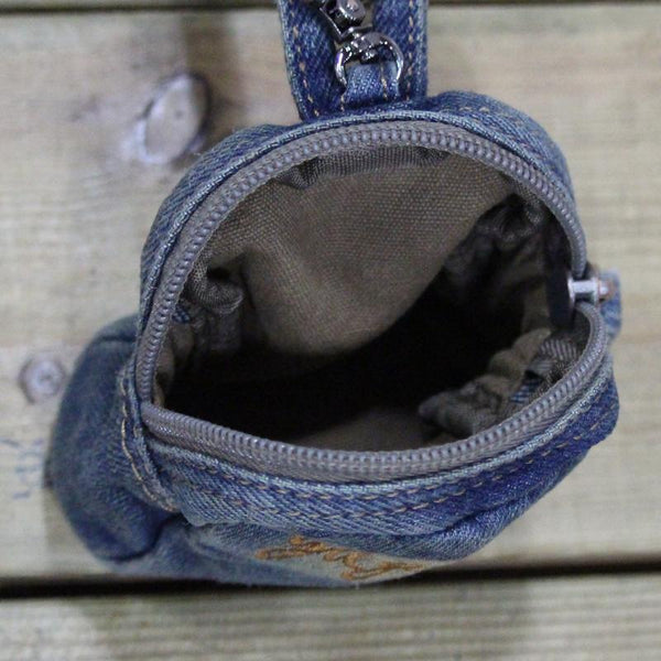 Denim Jean Womens Mens Mobile Bag Wristlet Bags Jean Blue Clutch Purse For Women AIZ00351019