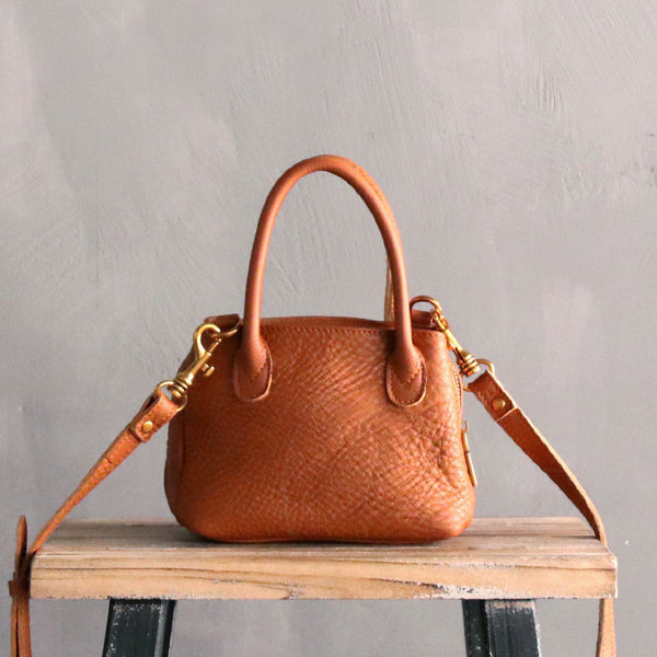 Small LEATHER WOMENs Handbag Mini Vintage Shoulder Purses FOR WOMEN