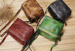 Handmade Leather purse shoulder bag for women leather crossbody bag