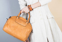 Genuine Leather Handbag Shoulder Bag Handmade Bag Leather Purse For Women - EverHandmade