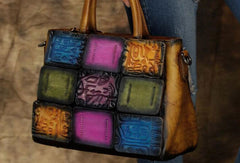 Handmade Leather crossbody purse shoulder bag for women leather messenger bag - EverHandmade