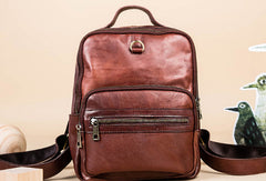 Handmade Genuine Leather Travel Bag Backpack Bag Shoulder Bag Leather Purse For Women - EverHandmade