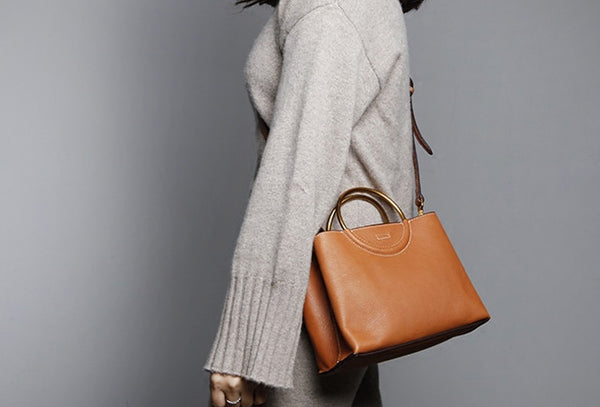 Genuine Leather Cute Handbag Crossbody Bag Shoulder Bag Women Leather Purse CUCK03391033