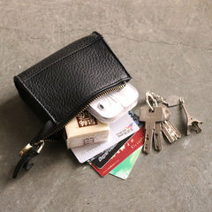 Mini LEATHER Womens Small Wallet Change Wallet Makeup Pouch FOR Women