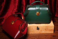 Handmade Leather handbag doctor bag shoulder bag for women leather bag - EverHandmade