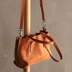 Handmade Brown LEATHER WOMEN Handbag Tote Purse Shoulder Bag FOR WOMEN