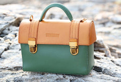 Handmade handbag mini purse leather crossbody bag purse shoulder bag for women