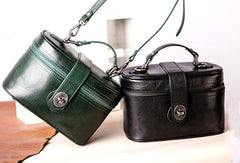 Handmade vintage doctor bag leather crossbody bag purse shoulder bag for women - EverHandmade